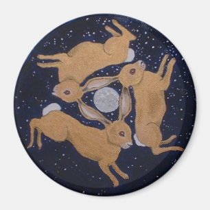 Mystischen Hasen Magnet