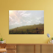 Mystischer Abend, Pferdeweidekunst Leinwanddruck (Insitu (Wohnzimmer))