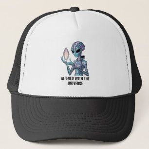 Mystischer Alien-Hut Truckerkappe