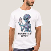 Mystischer Alien Unisex T-Shirt (Vorderseite)