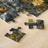 Mystischer Altar Schmetterling Puzzle (Seite)