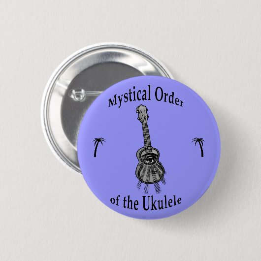 Mystischer Auftrag des Ukulele Button (Vorne & Hinten)