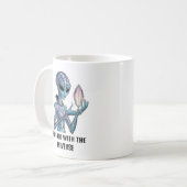 Mystischer Außerirdischer Kaffeetasse (Vorderseite Links)