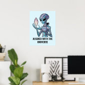 Mystischer Außerirdischer Poster (Heimbüro)