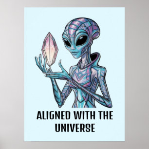 Mystischer Außerirdischer Poster
