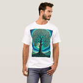 Mystischer Baum des Lebens Moonlit T - Shirt (Vorne ganz)