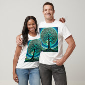 Mystischer Baum des Lebens Moonlit T - Shirt (Unisex)