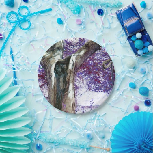 Mystischer Baum Pappteller (Party)