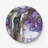 Mystischer Baum Pappteller (Vorderseite)