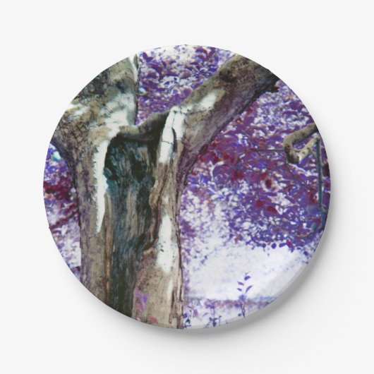 Mystischer Baum Pappteller (Vorderseite)