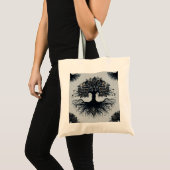 Mystischer Baum Tragetasche (Vorderseite (Produkt))