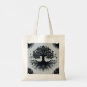 Mystischer Baum Tragetasche (Rückseite)
