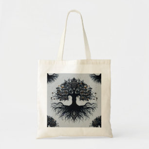 Mystischer Baum Tragetasche