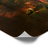 Mystischer Berg im Karina-Nebel - phantastisch Poster (Ecke)