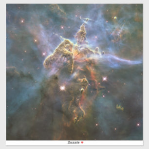 Mystischer Berg in Carina Nebula Hubble Space Aufkleber