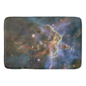 Mystischer Berg in Carina Nebula Hubble Space Badematte (Vorderseite)