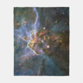 Mystischer Berg in Carina Nebula Hubble Space Fleecedecke (Vorderseite)