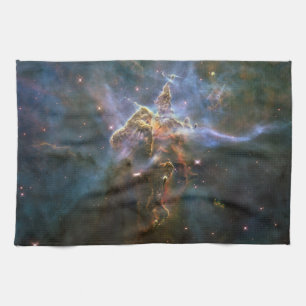 Mystischer Berg in Carina Nebula Hubble Space Geschirrtuch