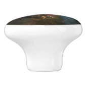 Mystischer Berg in Carina Nebula Hubble Space Keramikknauf (Seitenansicht)