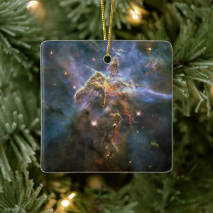 Mystischer Berg in Carina Nebula Hubble Space Keramikornament