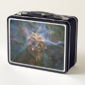 Mystischer Berg in Carina Nebula Hubble Space Metall Brotdose (Rückseite)