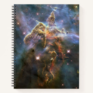 Mystischer Berg in Carina Nebula Hubble Space Notizblock