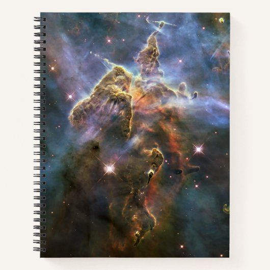 Mystischer Berg in Carina Nebula Hubble Space Notizblock (Vorderseite)