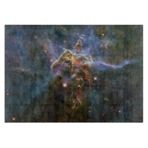 Mystischer Berg in Carina Nebula Hubble Space Schneidebrett
