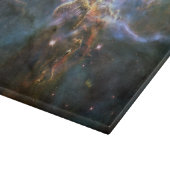 Mystischer Berg in Carina Nebula Hubble Space Schneidebrett (Ecke)
