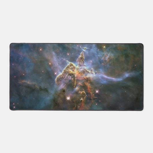 Mystischer Berg in Carina Nebula Hubble Space Schreibtischunterlage (Vorderseite)
