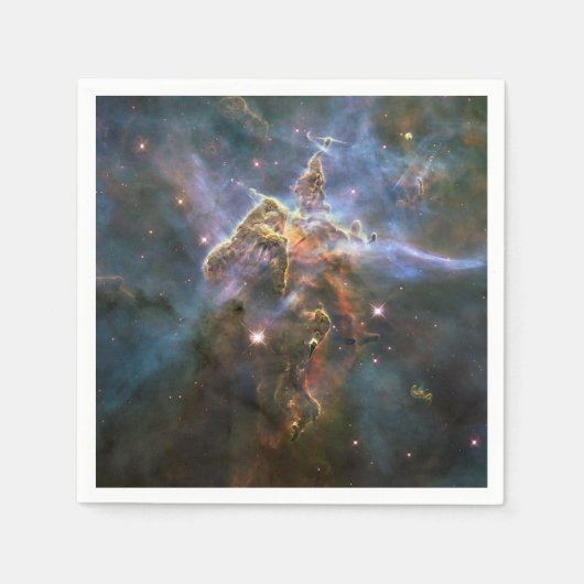 Mystischer Berg in Carina Nebula Hubble Space Serviette (Vorderseite)