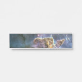 Mystischer Berg in Carina Nebula Hubble Space Türschild (Vorderseite )