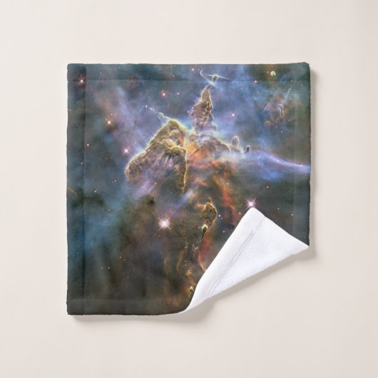 Mystischer Berg in Carina Nebula Hubble Space Waschlappen (Waschlappen)
