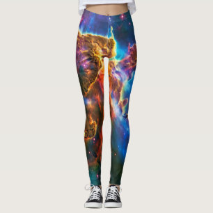 Mystischer Berg, Weltraumbild Carina-Nebelflecks Leggings
