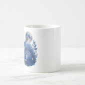 Mystischer Blauhirsch-Becher. Kaffeetasse (Mittel)