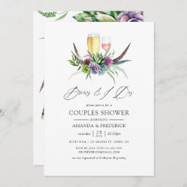 Mystischer Boho sukkulente Brüche vor dem I Dos Einladung