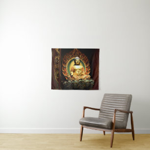 Mystischer Buddha-Wandkunstteppich Wandteppich