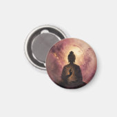 Mystischer Buddha | Zen Meditation Magnet (Vorderseite/Rückseite)