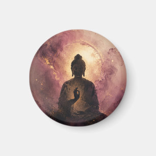 Mystischer Buddha   Zen Meditation Magnet