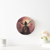 Mystischer Buddha | Zen Meditation Runde Wanduhr (Zuhause)