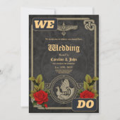 Mystischer Charme mit eleganten keltischen Knoten. Einladung (Vorderseite)