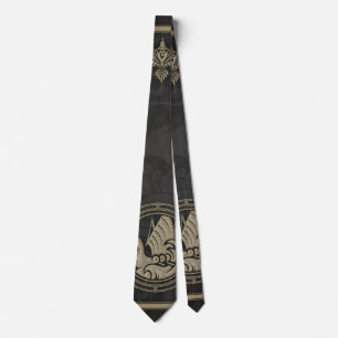 Mystischer Charme mit eleganten keltischen Knoten. Krawatte