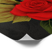 Mystischer Charme mit eleganten keltischen Knoten. Poster (Ecke)