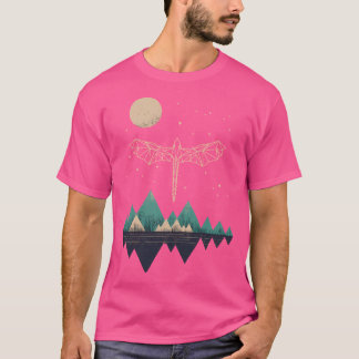 Mystischer Drache - Abstrakter Drachenberg T-Shirt