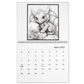 Mystischer Drachen-Malender-Kalender Kalender (Mär 2027)