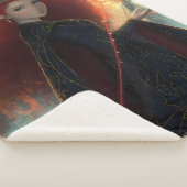 Mystischer Elf in einem Fantasy-Wald Sherpadecke (3/4)