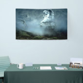 Mystischer Engel auf dem Berg Banner (Messeveranstaltung)
