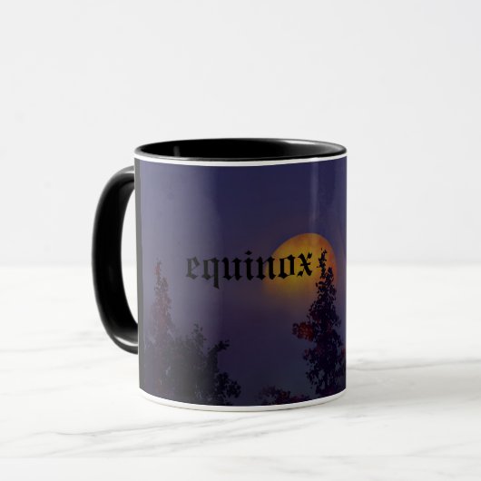 Mystischer Fall Equinox Tasse (Vorderseite Links)