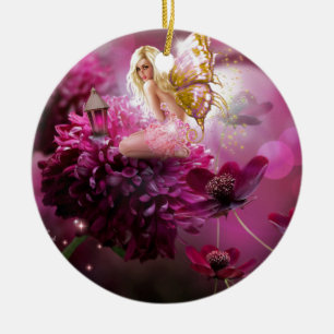 Mystischer feenhafter Garten Keramik Ornament