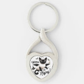 Mystischer Flug: Siam in halloween Night Schlüsselanhänger (Vorderseite)